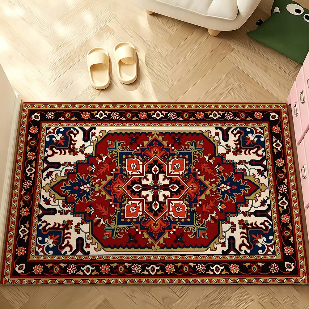 Persian Carpet Carpet Bathroom Anti-slip Mat Door Mat Home Decoration Mat Entrance Door Mat Scratch-resistant Door Mat