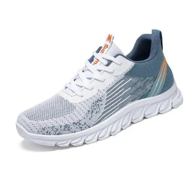 Sneakers Men'S Spring Summer New Men'S Shoes Lace-Up Running Shoes Fashion Trend Sneakers Men C705