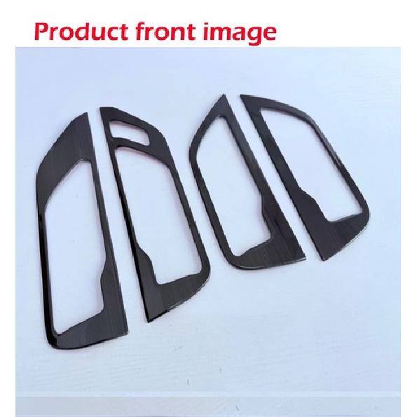 Car interior handle Decorative frame Black For Toyota Grand Highlander 2024-2026