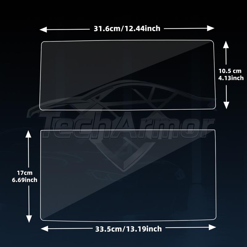 Car Tempered Glass Protective Film For VW Tiguan L L Pro 22-25 Central Console GPS Navigation Dashboard Display Screen Protector