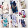 For Oppo Reno5 5G Case Stylish Flower Butterfly Soft Silicone Case For Oppo Reno5 Reno 5 K 5K Cases CPH2145 Cover Coque Bumper