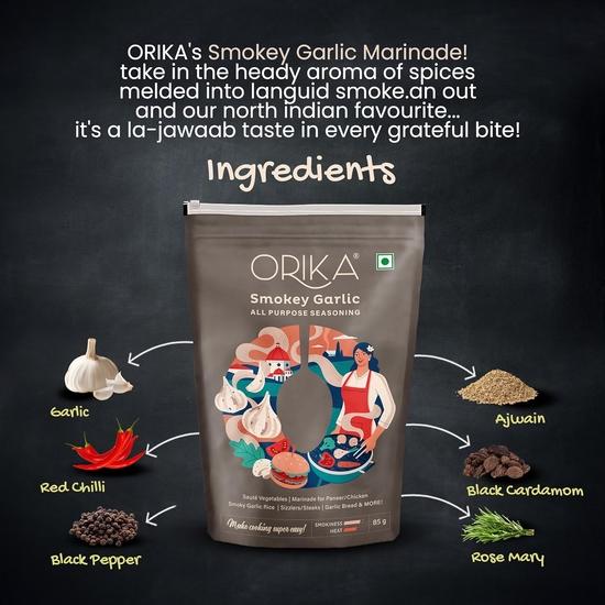 Orika Smokey Garlic All Purpose Seasoning (75G / 85G, Pack of 1)