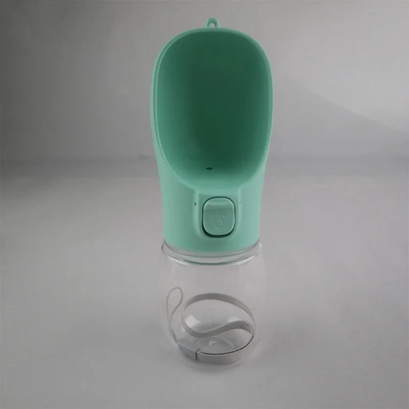 

Портативная бутылка для воды для собак для маленьких и средних домашних животных, герметичная бутылка для воды для кошек, прочная миска для прогулок на открытом воздухе, товары для домашних животных 300 мл 300mm