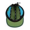 Clakllie Umpire Cap Men Women Lightweight Water Repellent 5 Panel Short Brim Brown Army Green