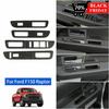 4x Car Window Lift Button Switch Panel Decor Cover Trim For Ford F150 2009-2014