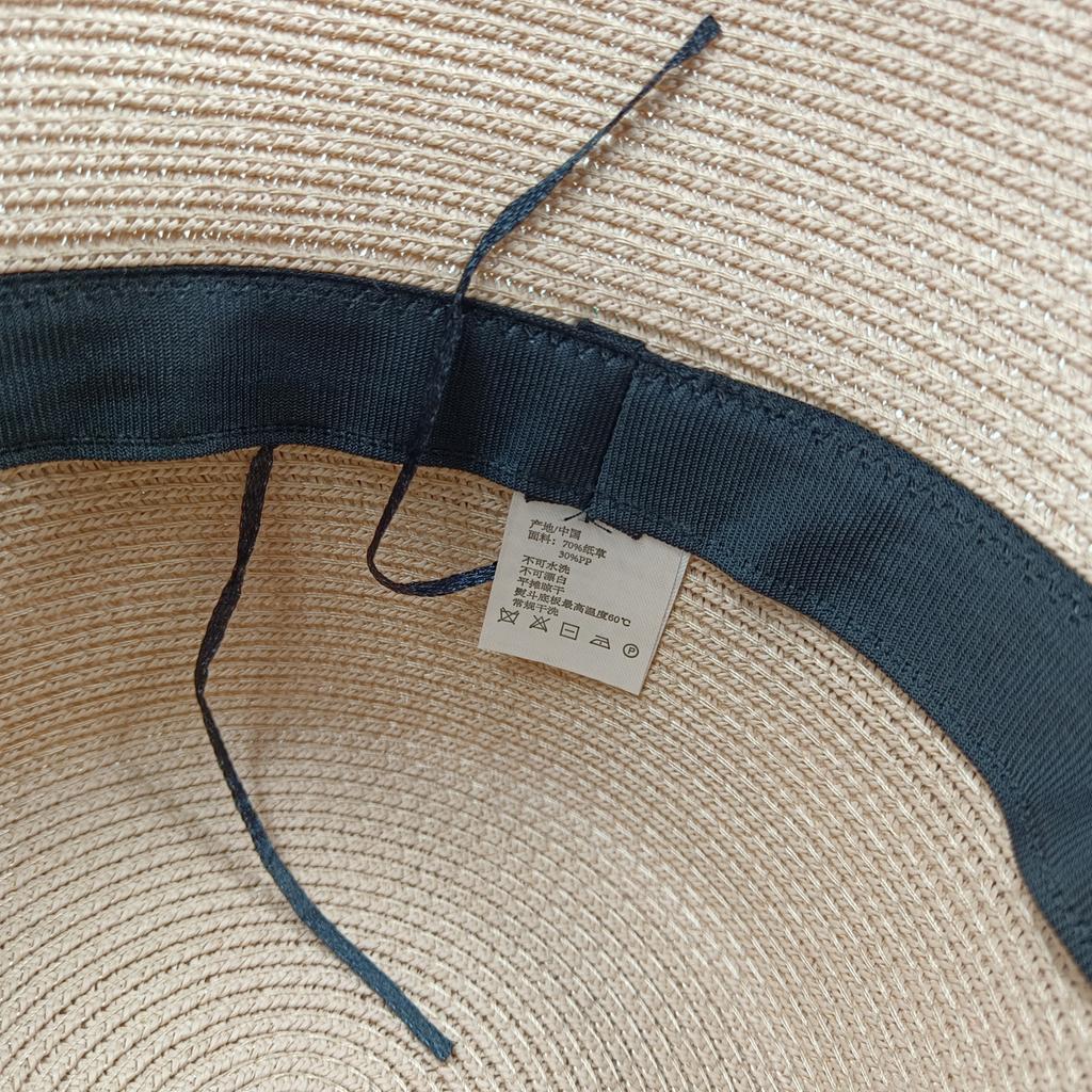 Orange Hat Gorras Para Hombres New Women's Sun Hat Folding Beach Hat Big Brim Travel Sunscreen Hepburn Wind Sun Hat Travel Hat