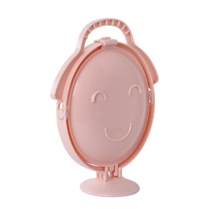 Nordic Folding Rotating Fruit Plate Three-Layer Fruit Plate Creative Living Room Portable Coffee Table Household Snacks Peanut Tray