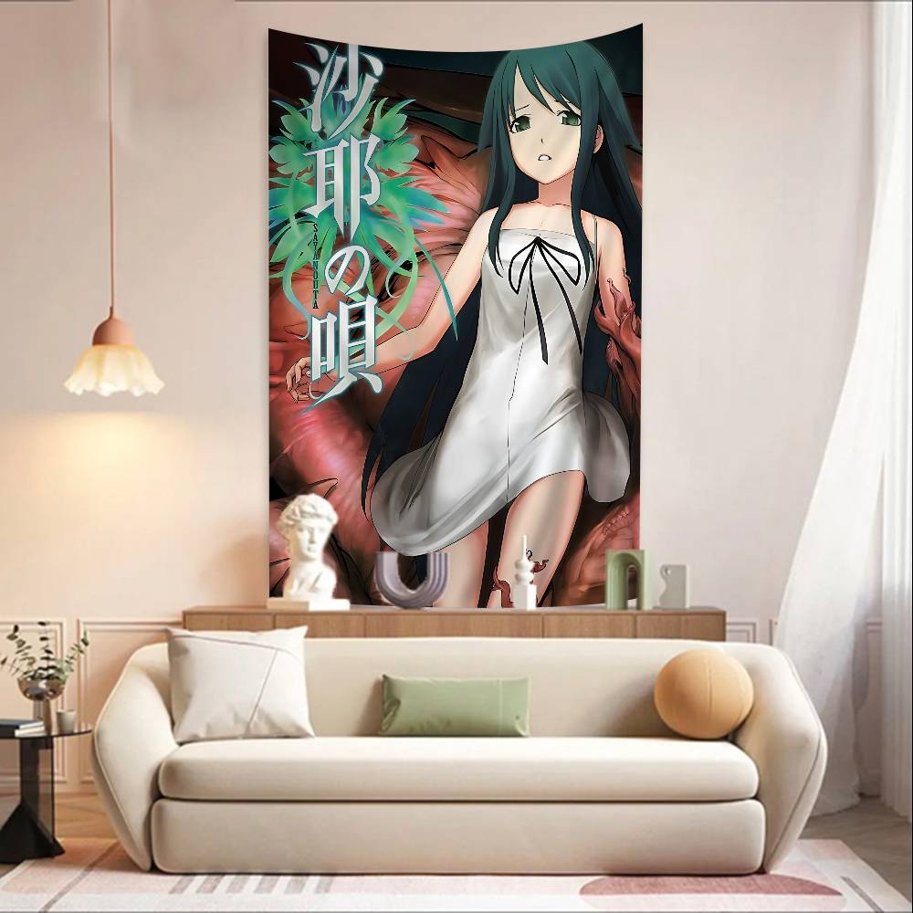 Horror Novel The Song Of Saya Hanging Bohemian Tapestry Hanging Tarot Hippie Wall Rugs Dorm Wall Hanging Home Decor