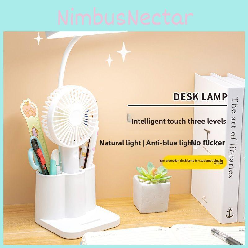 Modern Minimalist Student Desk Lamp Touch Control Eye Caring Led Dorm Study Room