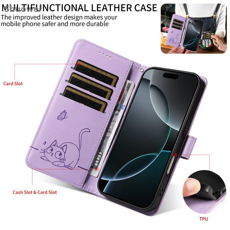 Case for Vivo Y11S Y15 Y17 Y19S Y20 SG Y20A Y20i Y20G Y20S Y28 Y29 Y29S Y37C Y39 Y300T 4G 5G Wallet Leather Flip Phone Casing Bag with Wristlet Strap