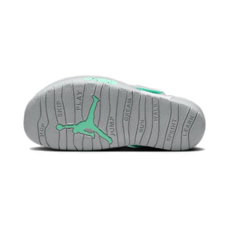 New Jordan Flare Jordan Anti-Slip Wear-Resistant Children's Sandals Gray Green Children Aged 3-7 Years Old CI7849-302