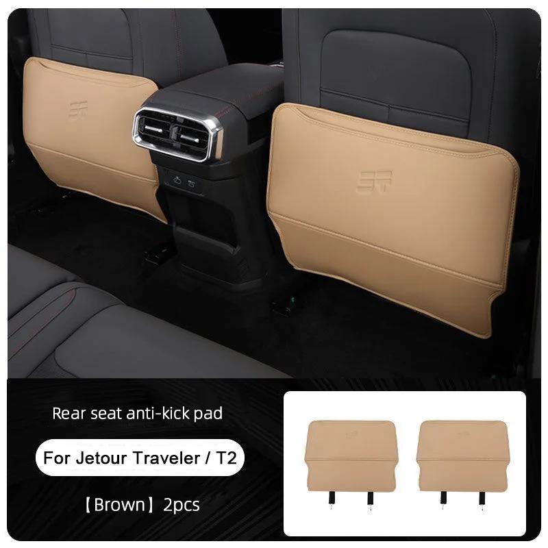 Für Chery Jetour Traveler T2 DCT XWD 2025 2025 2025 Auto Rücksitzlehne Anti-Tritt-Panel Schutzpolster Schmutzabweisend Auto Zubehör