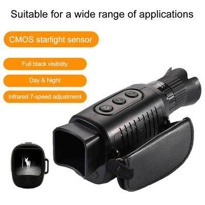 Monocular Night Vision Device 1080P HD Infrared Camera 5X Digital Optics Hunting Telescope Outdoor Search Darkness Observation