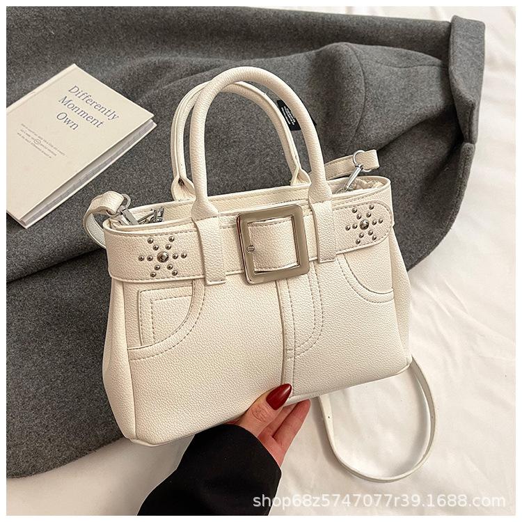 Casual 2025 Fall/Winter New Simple Korean Niche One-Shoulder Crossbody Bag Fashion Trendy Foreign Handbag Women