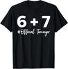 Funny 13th Birthday Official Teenager 13 Year Old Boys Kids T-Shirt