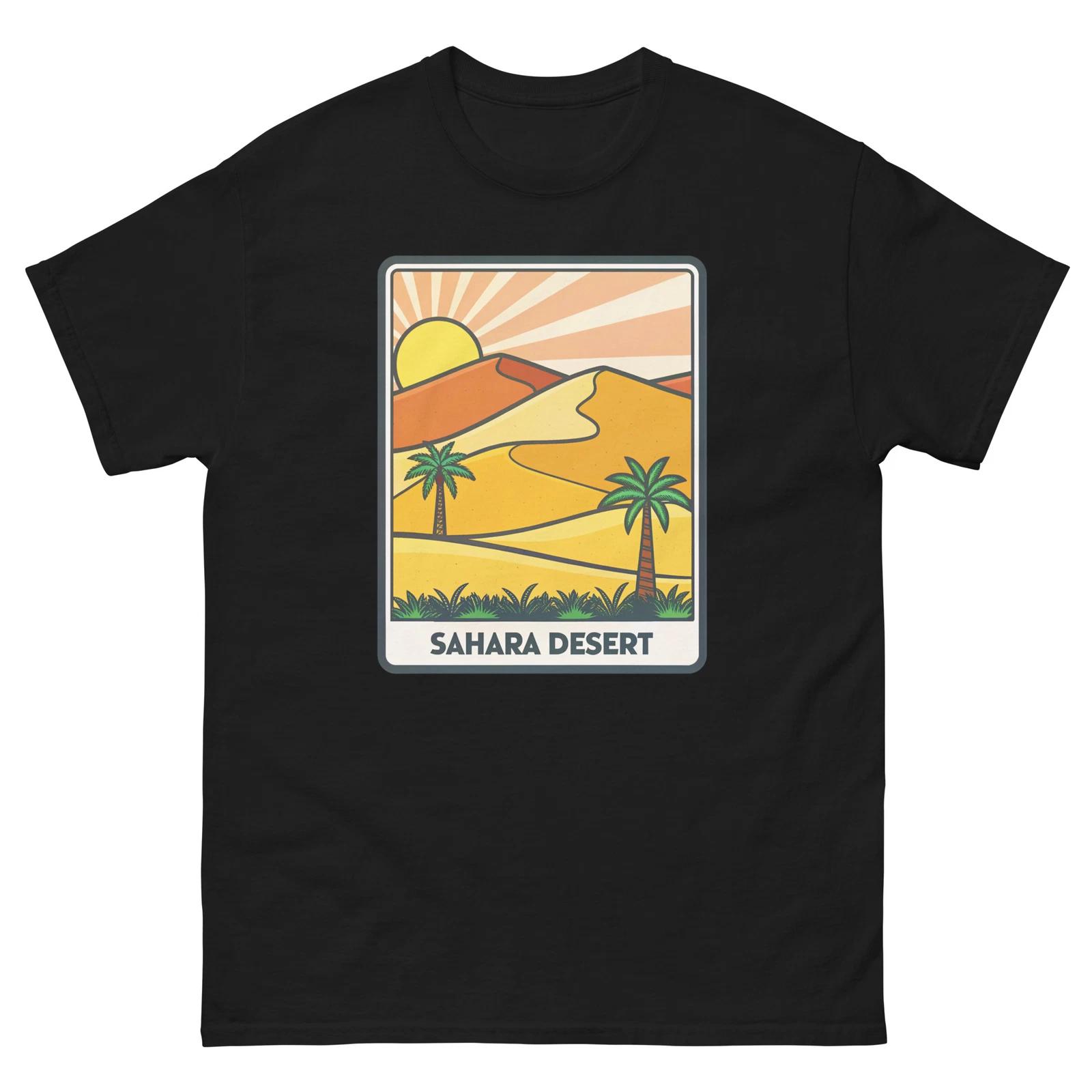 Sahara Desert Attraction Landmark Travel T-Shirt 4XL