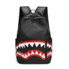 Zaino Scolastico Nuovo Zaino Semplice Personalità Moda Bocca di Squalo Scacchi Studente delle Scuole Superiori Studente Universitario Zaino Leggero per Computer Borsa Scolastica
