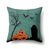 Halloween Pillowcase Car Waist Pillow Pumpkin Sofa Cushion Cover Office Home Living Room Pillowcase