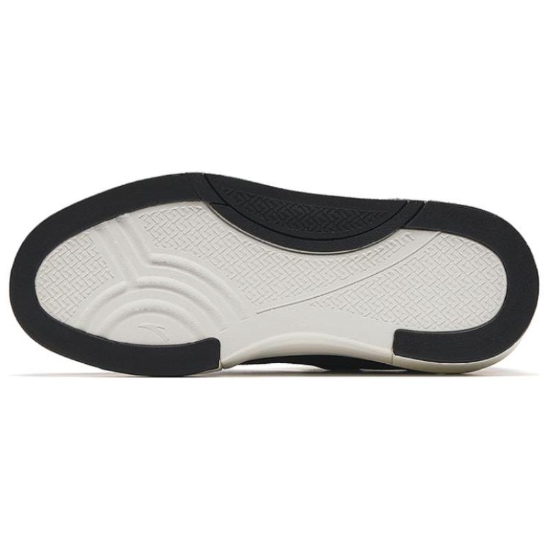 Anta Street Lite Slip Resistant, Abrasion Resistant, Lightweight Low top Skateboard Shoes Women's Black White Gray Sneakers 122338071-2