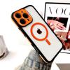 Luxury Transparent Hard Case For iPhone17 Air 16 15 14 13 12 11 Pro Max Plus Magsafe Wireless Charge Camera Lens Cover