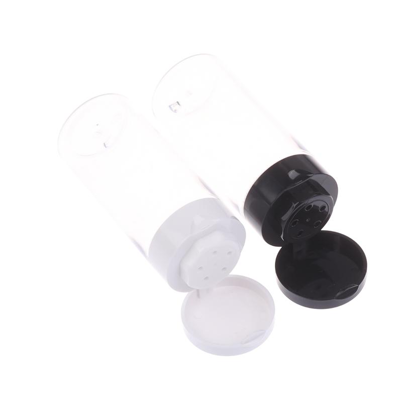 100G Empty Refillable Cosmetic Jar Pot Loose Face Powder Sifter Case Powder Box Empty Cosmetic Container Travel