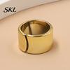 Non-slip Scarf Ring 3Pcs Minimalist Round Rings, Golden Plastic Slide Women Simple Holders for Neckerchiefs Shawls Shirts Electroplated