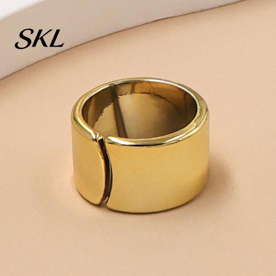 Non-slip Scarf Ring 3Pcs Minimalist Round Rings, Golden Plastic Slide Women Simple Holders for Neckerchiefs Shawls Shirts Electroplated
