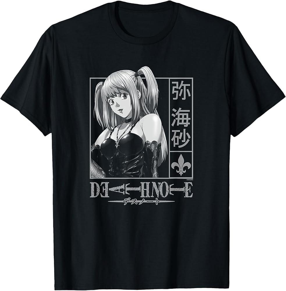 Misa Kanji Frame Anime T-Shirt S разноцветный