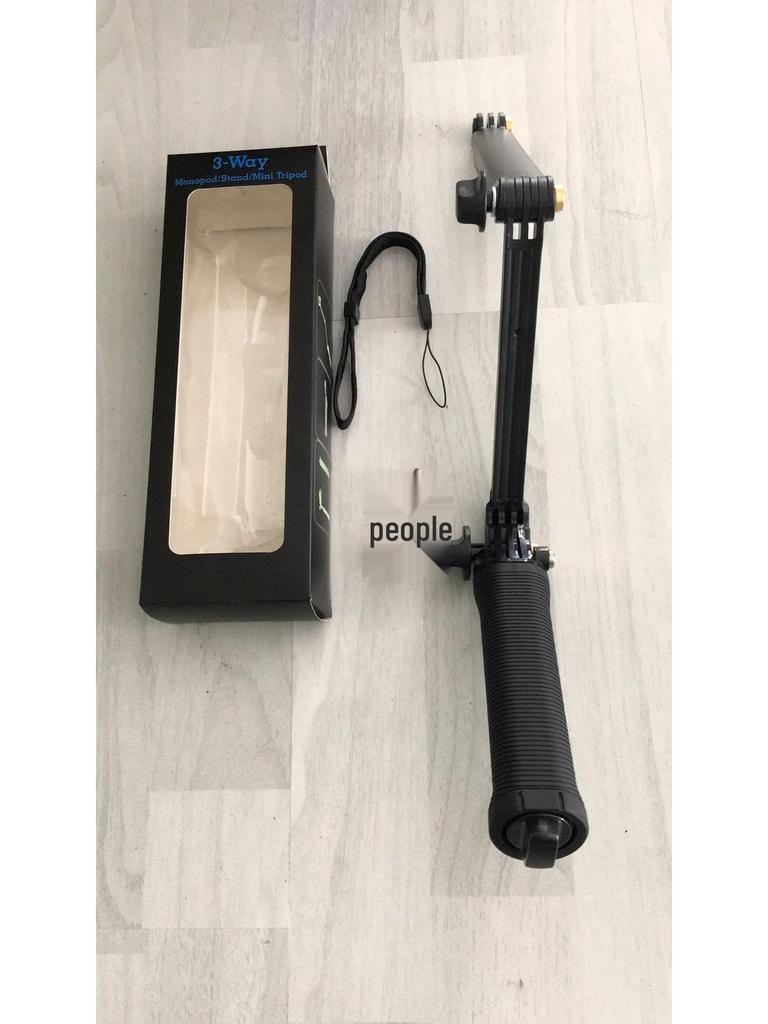 GoPro Three-Way Adjustment Arm & Selfie Stick for Xiaoyi Mountain Dog