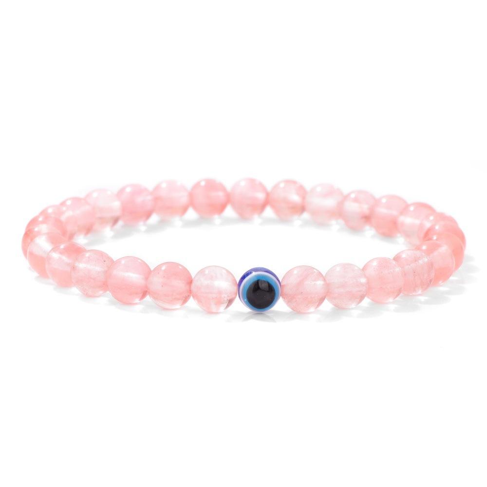 JYL TS Bracelet Custom Name  Pink Beads Honors Identity & Joy