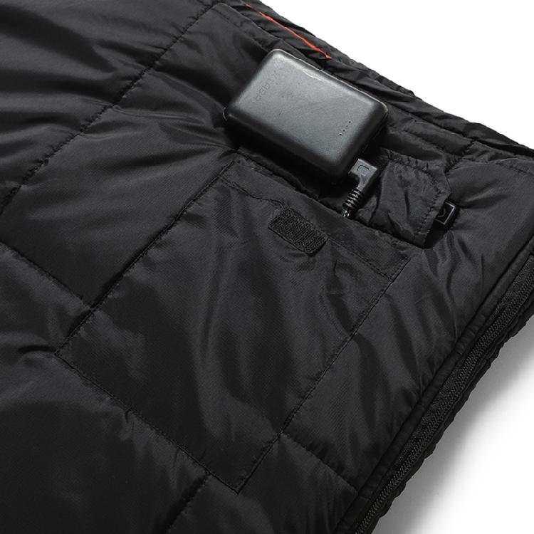USB Powered Outdoor Sleeps Bag With 3 Heat Setting 4 Heating Pad Adjustable Camping Hiking Essential