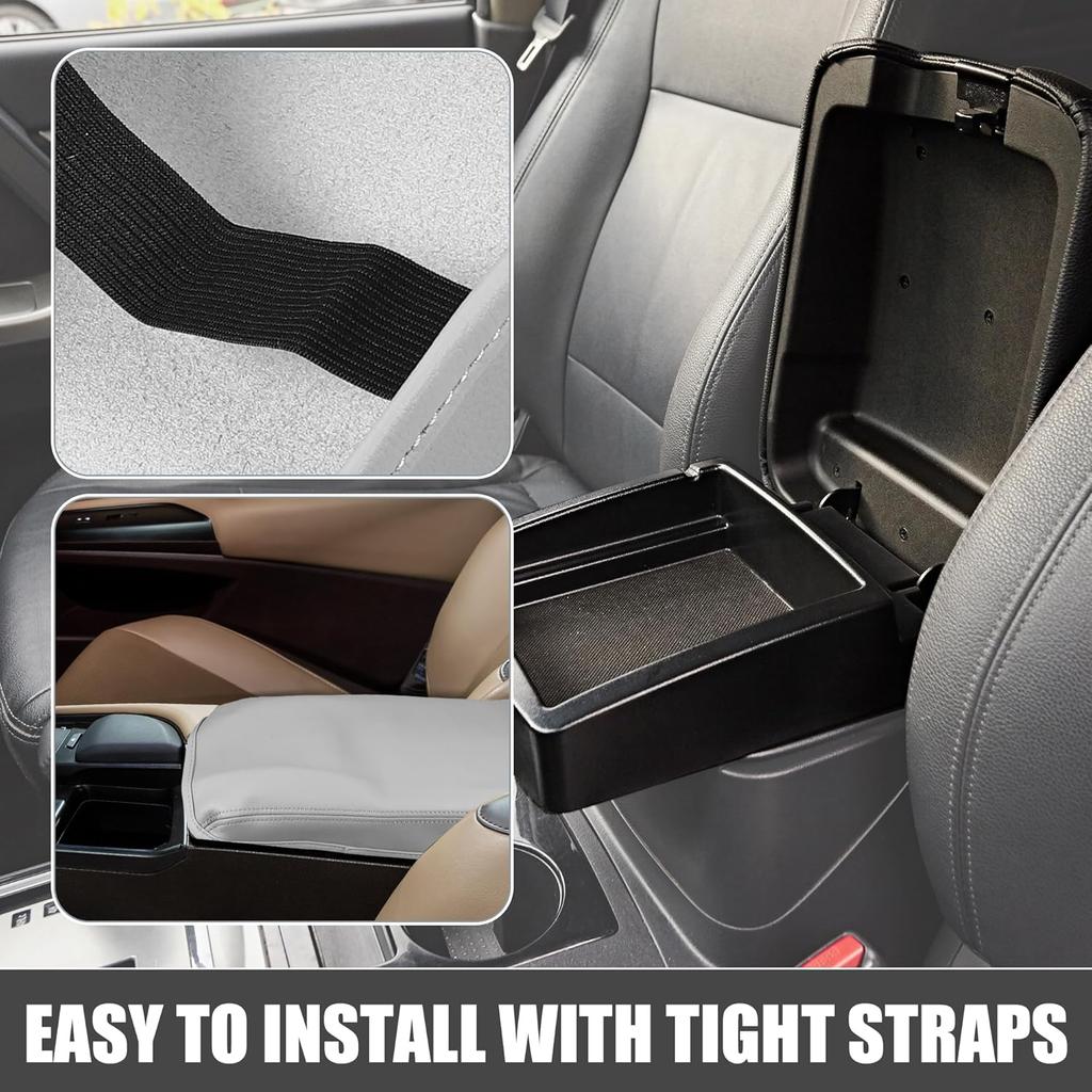 Car Center Console Pad Waterproof Armrest Seat Box Cover Protector for Lexus ES330 ES350 2005-2009 Gray