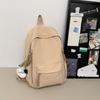 Schoolbag High-value New Cute Children's Mini Schoolbag Mori Sweet Wind Girl Cream Solid Color Versatile Backpack