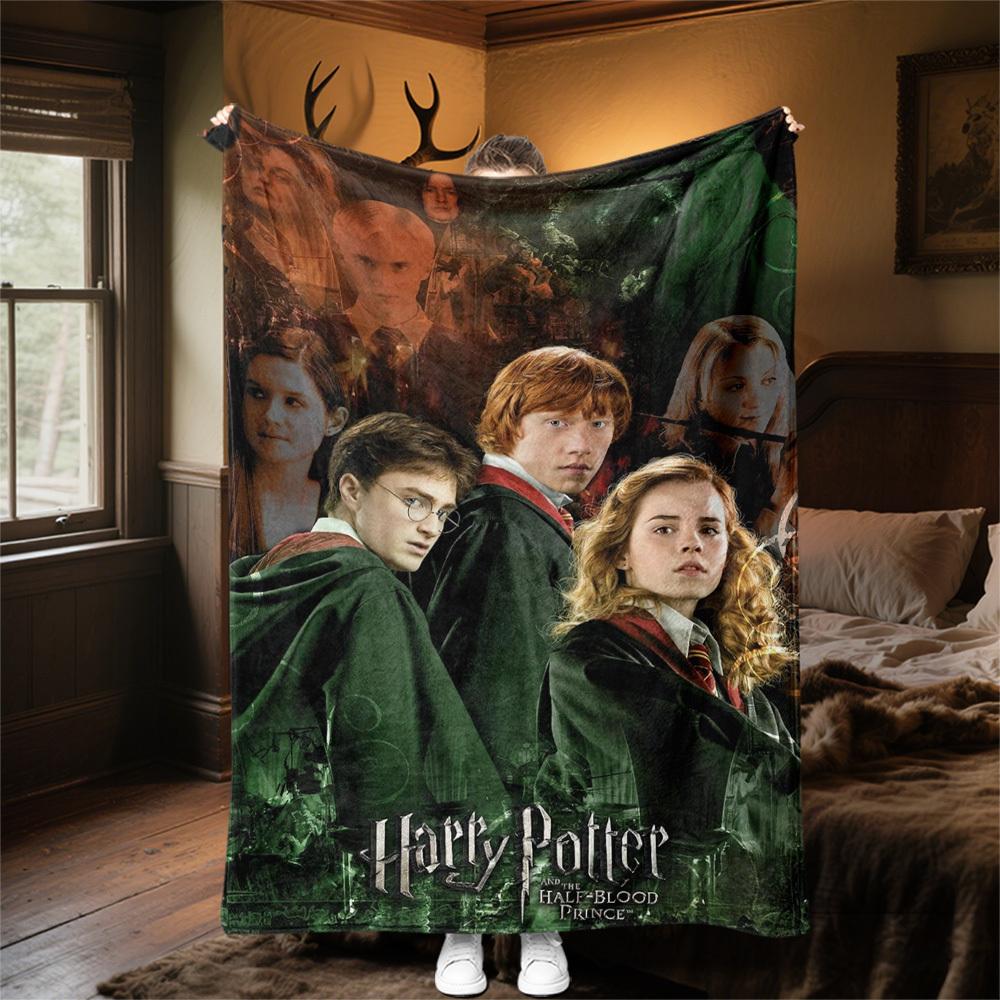 1pc Harry Potter Half Blood Prince Outdoor Flannel Throw Blanket All Season Soft Warmth,Home Decor 1031059