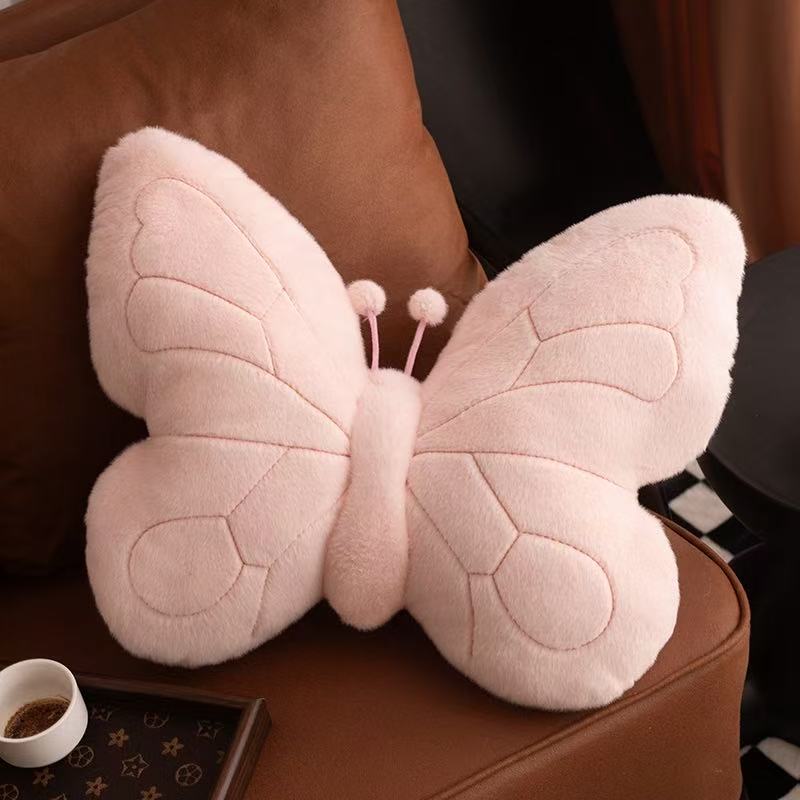 38cm Neuestes Schmetterlingskissen Kissen Kissen Gefülltes Plüschtier Puppe Cartoon Anime Niedliches Geschenk Für Kindergeburtstag Lustige Puppe 38cm