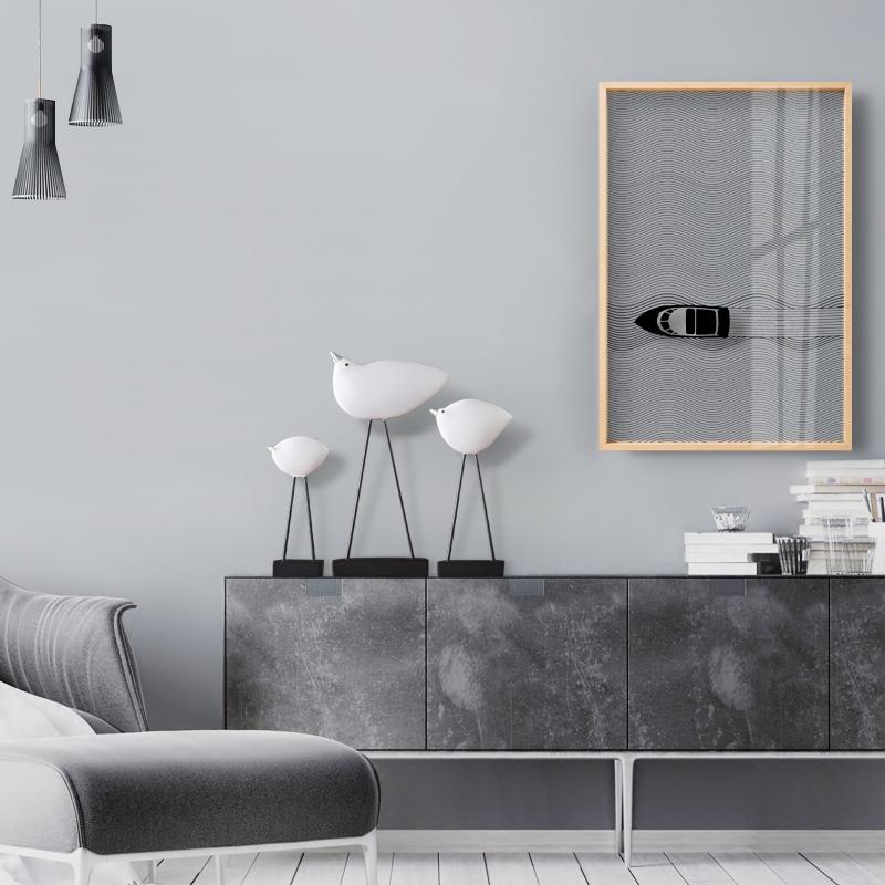 European Cute Resin Bird Figurines Home room Items Desk Statue Decoration Cafe Table Miniatures Accessories valentine day gifts