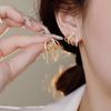 Geometric Pearl Earrings: Light Luxury & Niche High-End Accessories