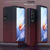 Pro Samsung Galaxy Z Fold 4 pantové pouzdro na telefon Fold2 Fold3 Fold4 Case Gradient Ultra Slim Anti-Drop Cover with Tempered Glass Film