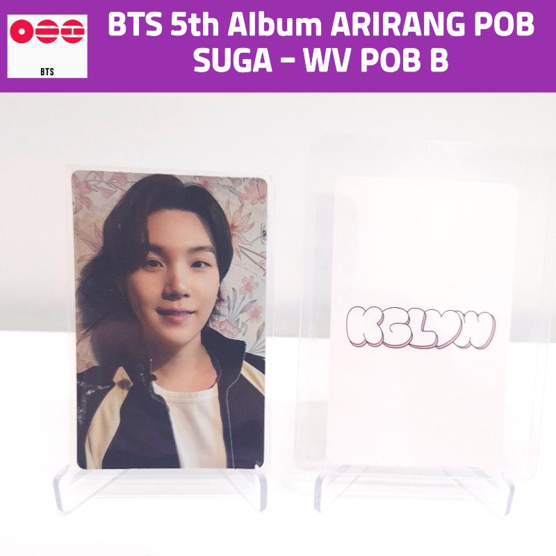 BTS ARIRANG Album POB Vorteil Fotokarte Offizielles Geschäft Geschenk Auswahl SUGA - WV POB B