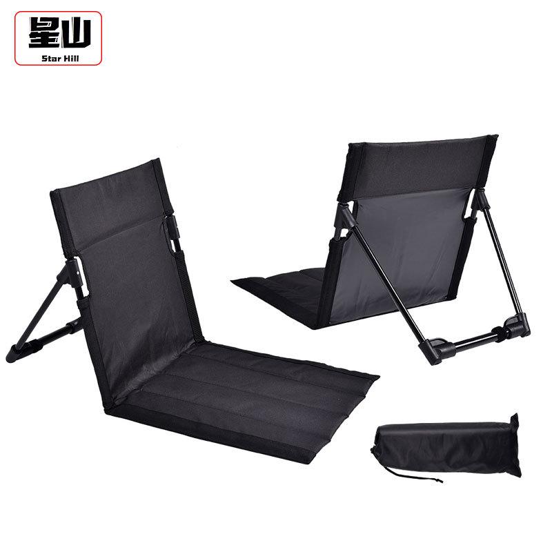 Outdoor folding beach garden lounge chair, portable folding chair, floor mat, lawn chair, storage bag
