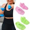 1 Pair Ergonomic Weight Lifting Grips Elastic Honeycomb-shaped Workout Gym Gloves Thicken Silicone Silicone Palm Grips Men Women