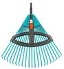 GARDENA Plastic Combi Product Up to 25 Years Rake, System, Turquoise, 35-52cm Wide, 3099-20, Warranty