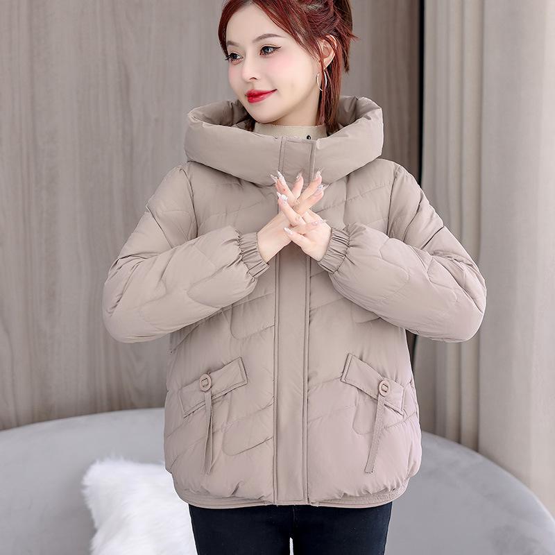 Cotton Clothes Women's Winter 2025 New Women's Short Down Padded Jacket Warm Padded Jacket