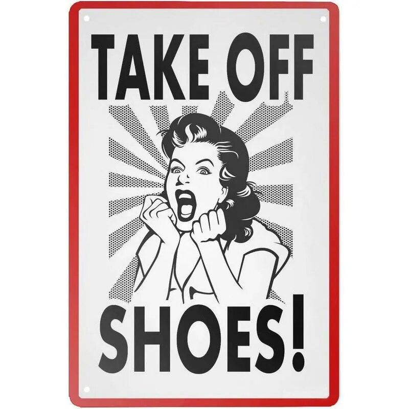 Vintage Warning Metal Tin Sings Keep Gate Closed Posters Plate Wall Decor for Home Bars Garage Cafe Clubs Garden Retro Poster