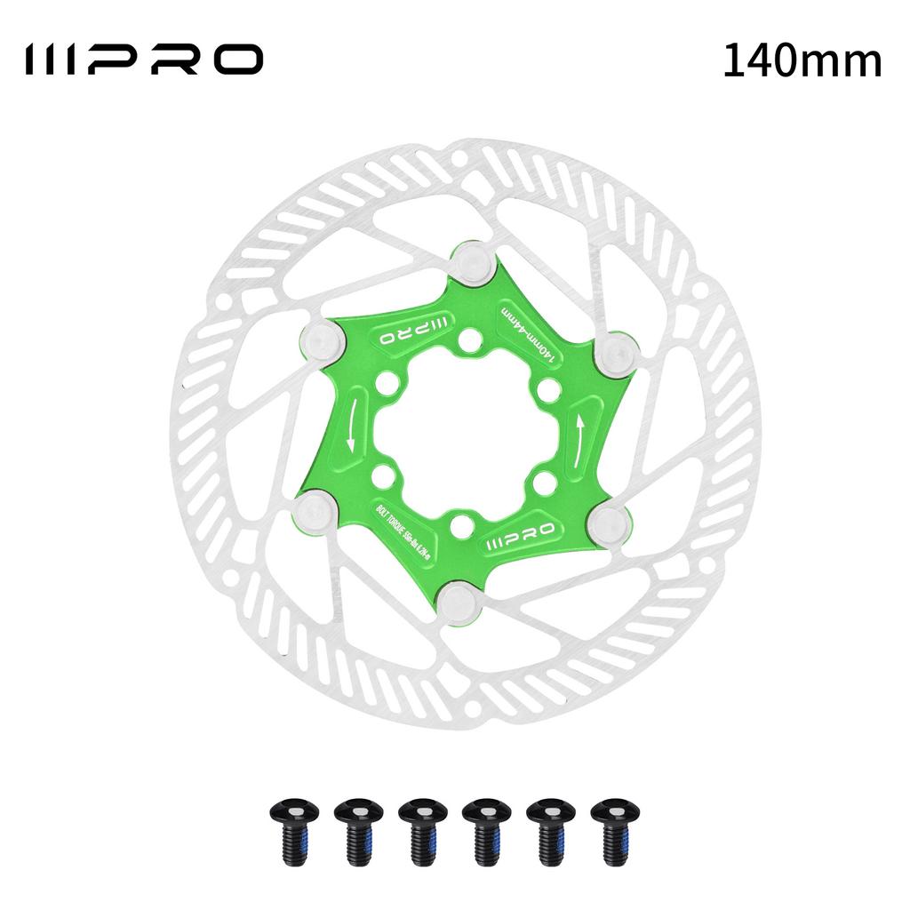 160mm 140mm Centerlock Brake Disc Floating 160mm 140mm 6 Screws Disc Rotor Cooled Lightweigh for Mtb Road Mountain Bike