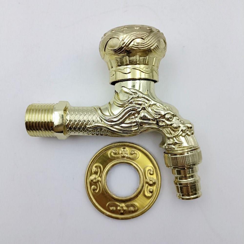 Bronze Finish Antique Tap Bronze Ceramic Valve Core Wall Mounted Bibcock Mop Pool Use