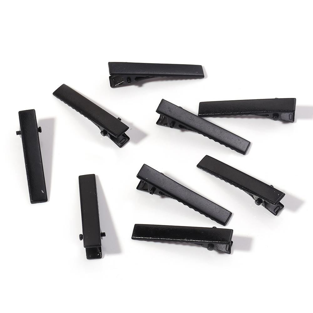 20-50pcs/lot High Quality Metal Alligator Hair Clips For Jewelry Making Hairpins Base DIY Barrette Hair Styling Tool Accessories