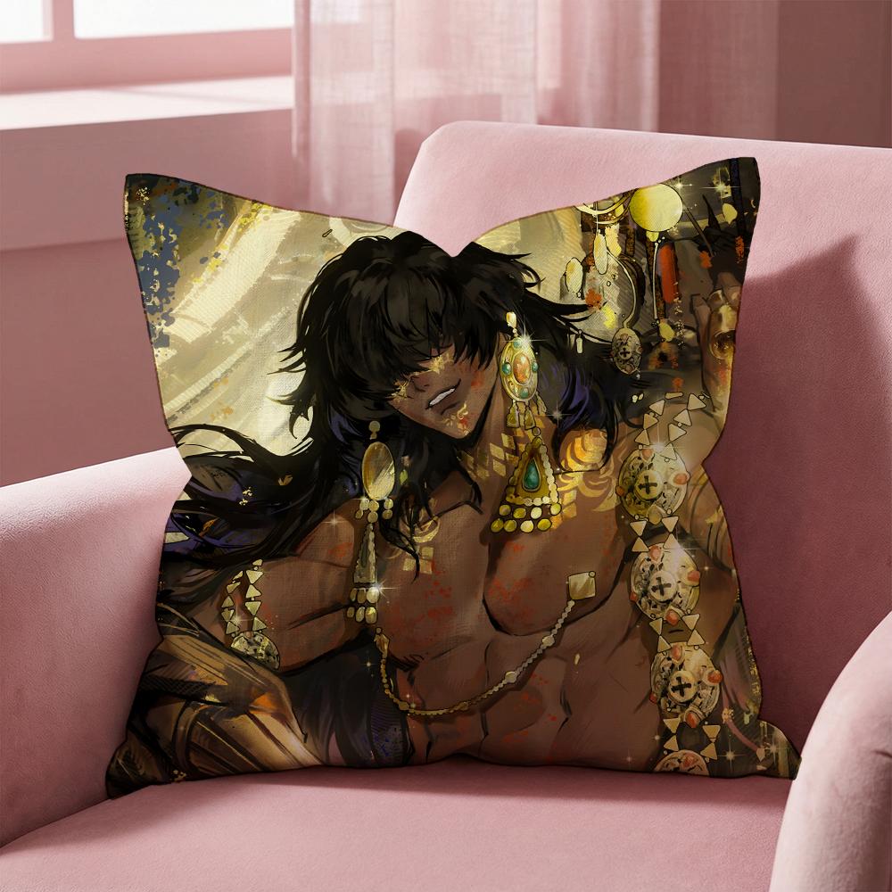 Sultan's Game Cushion Cover Multi-Scene Pillow Cover for Home & Car - Reversible, Soft & Durable for Daily Use