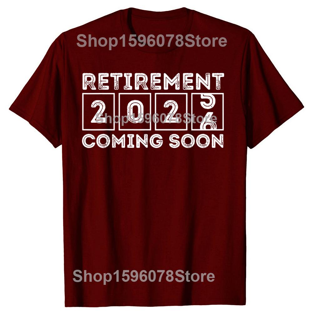 Funny Retirement 2026 Funny Soon to Retire Cotton T-shirts Men Women's Fashion Casual Tshirt Loose Oversized Streetwear T Shirt
