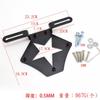Universal Motorcycle Saddlebag Bracket Mount Jinji Qianjiang Bendada 300 Side Case Carrier Support Frame Black Plastic